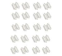 Tuminfar 20 Pièces Guitare Cou Pont Humbucker Pick-Up Plaque de Base 50mm 52mm Pôle Espacements Humbucker Pont Cou Pièces