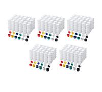 Tuminfar 250 Bandes Vides Bandes de Peinture Pots de Tasse de Peinture Stockage Clair Contenants 3Ml / 0,1 Oz