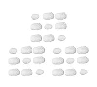Tuminfar 27 PièCes Décorations de Nuages pour Plafond, Décoration de Nuage Suspendu de Simulation de Coton, Accessoires de Nuages Artificiels 3D