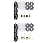 Tuminfar 2Ensemble pour T10/T10 Turbo Pièces Filtre Hepa Brosse Latérale Principale Vadrouille Robot Aspirateur Accessoire de Rechange