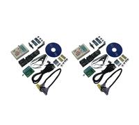 Tuminfar 2Ensemble Programmeur SPI USB EZP2023 avec Prise en Charge de 12 Adaptateurs 24 25 93 95 Compilateur Bios Flash EEPROM Vitesse de Programmation La Plus élevée