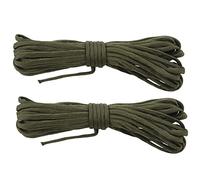 Tuminfar 2X 7 Corde Corde de Parachute Paracord Survie Au Camping Résistant Couleur: Vert Longueur: 8M