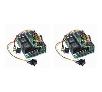Tuminfar 2X Affichage Numérique Du Contrôleur de Vitesse Du Moteur CC PWM 0-100% Entrée Du Module Variateur Réglable MAX 60A
