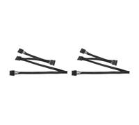 Tuminfar 2X Câble de Puissance de Disque Dur de Disque Dur 5 Broches à 3 SATA Uniquement pour V550 V650 V750 V850 V1000 V1000 Puissance Modulaire