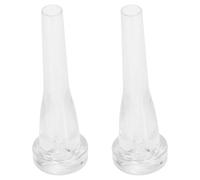 Tuminfar 2X Embouchure de Trompette En ABS de Taille 3C pour Accessoires de Débutant Ou Accessoires pour Trompette Musicale Débutant, Blanc