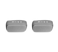 Tuminfar 2X Enceintes Portables D'Extérieur Bluetooth Mini Haut-Parleur sans Fil Colonne 3D Stéréo Lecteur de Musique HiFi Boîte de Son Noir et Argent