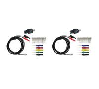 Tuminfar 2X Ensemble D'Accessoires pour Oscilloscope HT30A Fils de Test Automatique HT307 Ensemble de Sondes D'Acupuncture HT201 Atténuateur 20:1