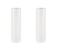 Tuminfar 2X Film de Garniture de Broderie Soluble dans l'eau Transparent Lavable en Rouleau de 12 Pouces x 30 Verges pour La Broderie à La Machine et La Couture à La Main