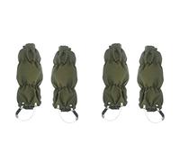 Tuminfar 2X Guêtres D'Extérieur pour Guêtres de Protection pour Guêtres pour Bottes de Neige Imperméables à L'épreuve des Serpents Legging Réglable, Vert Armée