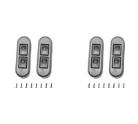 Tuminfar 2X Interrupteur Filaire IntéGré Interrupteur Duplex Noir Interrupteur à Bascule Droit Adapté à la Lampe de Bureau à Double Commande