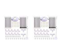 Tuminfar 2X Kit de Connecteur de Bande LED pour Bande LED 5050 10mm 4Pin RVB, Séparateur 2 Voies, Accessoires de Bricolage pour Connexion de Bande LED RVB