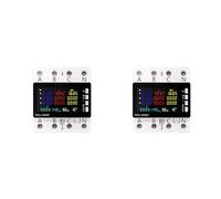 Tuminfar 2X KWS-306WF Compteur de Puissance Intelligent WiFi, Protection de Tension, Interrupteur, Moniteur de Courant et de Tension, Relais, Disjoncteur