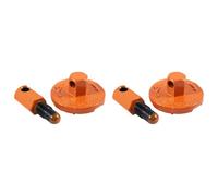 Tuminfar 2X Pièces D'Embrayage de Tronçonneuse Outil de Suppression de Bouchon de Piston pour Embrayage de Tronçonneuse Chaîne de Tambour Pièces de Scie
