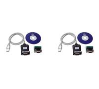 Tuminfar 2X USB 2.0 vers RS485-485 RS422-422 DB9 COM Câble Adaptateur de Convertisseur de Périphérique de Port Série, PL2303