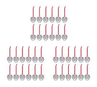 Tuminfar 36 Pièces Forme D'Aile d'ange Blanc Impression par Transfert à Chaud Sublimation Ornement Décoration pour Décoration d'arbre de Noël Fête de Noël