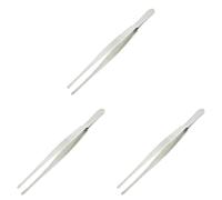 Tuminfar 3pièces 5.5 Pouce Long Ton Argent Acier Inoxydable Pince A Epiler Pointe Ronde