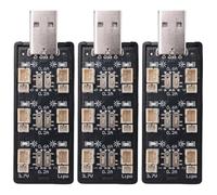 Tuminfar 3X 1S LiPo Batterie Chargeur USB 3.7V / 4.20V 6 Canaux 1S Chargeur LiPo Micro-JST 1.25 JST-PH 2.0 MCX MCPX Connecteurs