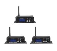 Tuminfar 3X 512 Contrôleur Sans Fil Récepteur Émetteur Affichage LCD Puissance Réglable pour Disco DJ Party Stage Bar Light-EU Plug
