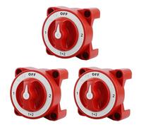 Tuminfar 3X Commutateur de Batterie DC 32V 350A SéLecteur à 4 Positions Commutateur de SéLecteur de Batterie de Bateau DéConnecter pour Bateau
