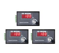 Tuminfar 3X Contrôleur de Vitesse de Moteur PWM DC 6-60 V 30 A avec Affichage Numérique et PCB Robuste - Parfait pour Diverses Machines