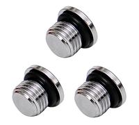 Tuminfar 3X Détendeur 1Er étage de Plongée sous-Marine Pièce de Rechange pour Plongée sous-Marine avec Bouchon de Port Basse Pression LP