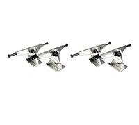 Tuminfar 4 PièCes SéRies 6,25 Pouces Argent Surf Planche à roulettes Camions Patin de Surf Planche à roulettes Camion Poisson Planche Longue Planche de Direction Support