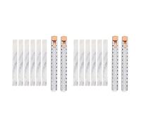 Tuminfar 4 Porte-Pierre Ollaire avec 12 Ensembles Plats/Marque Blanche, Marques Claires et Amovibles Sur Les Aciers Stylos Stéatite de Qualité pour Le Soudage