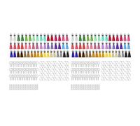 Tuminfar 400 Pièces Séries Bricolage Rond Acrylique Porte-Clés éBauches Acrylique Clair Cercle Disques Porte-Clés Ensemble Convient pour Bricolage Porte-Clés Vinyle Artisanat