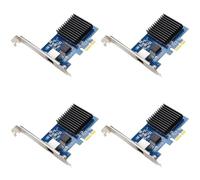 Tuminfar 4X Carte Réseau PCIe 10 Go, Port RJ45, Puce RTL8127, Carte D'Acquisition PCI-Express X1 Vision pour 10/11
