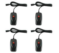 Tuminfar 4X Fog Machine Fil Télécommande Portable XLR pour 400W 900W