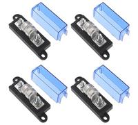 Tuminfar 4X Fusible de Classe T avec Bloc de Fonctionnement 150 V CC, Fusible 200 A Compatible avec les Onduleurs Protect 12 V.