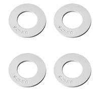 Tuminfar 4X Poids Fractionnaires Poids Fractionnaires Mini Plaques de Poids Plaques de Musculation Accessoire de Disque Précis Blanc 0.25Kg