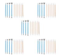 Tuminfar 50 Piece Outils de Stylet A Bille de Pointage pour Mandala Rock Peinture, Artisanat d'argile de Poterie, Art de Gaufrage