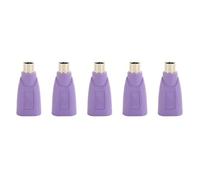 Tuminfar 5X pour Connecteur PS2 vers USB, Mini Adaptateur Souris et Clavier D'Ordinateur, Convertisseur Souris et Clavier