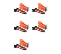 Tuminfar 5X Support de Test PCB Clip 2,54 mm Pince de Fixation Sonde Pogo Pin Télécharger Programme Graver Câble 4P