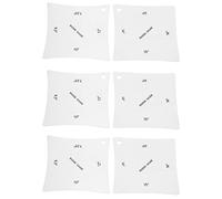 Tuminfar 6 Pcs Jauge de Rayon D'Ecrou pour Touche de Guitare Outil de Mesure En Acier Inoxydable