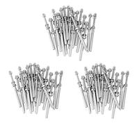 Tuminfar 60Pack Fileté Terminal Stud T316 Inoxydable Marine Grade Fin Terminaison de pour 3/16 Pouce Pont de Câble Rampe Main-Garde