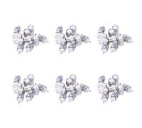 Tuminfar 60Pcs Connecteur UHF Mâle Pl259 Fiche À Souder Rg8 Rg213 Câble Lmr400 7D- Argent