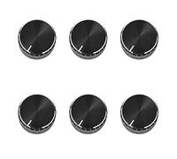 Tuminfar 6X Bouton D'Amplificateur de Controle de Volume En Aluminium Noir