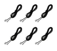 Tuminfar 6X RJ11 6P4C Cable Cordon de Telephone ADSL Modem 2 Metres