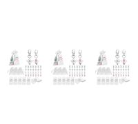 Tuminfar 90 Pièces Ange Gardien Porte-Clés Baptême Douche Mariage Souvenir Invité Cadeau Mariage Décoration Fête Noël Décor