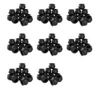 Tuminfar 96 Pièces Mini Chaudron Noir avec Poignée Mini Chaudron de Sorcière d'halloween Pot de Bonbons pour Halloween