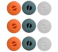 Tuminfar 9X Enrouleur de Canette Cordon de Chargeur Portable Enrouleur de Câble de Rangement Rond Gestion de Câble Rétractable Enrouleur de Cordon de Fil USB Flexible