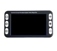 Tuminfar Affichage LCD 5 Pouces Loupe Portable Loupe Vidéo Basse Vision Aide à la Lecture Électronique, Loupe Vidéo Numérique Prise UE