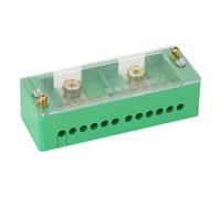 Tuminfar Boîtier de Jonction FJ6 Boîtier de Jonction Boîtier de Jonction à une Phase 12 Expor pour la Distribution Domestique, Prenant en Charge Jusqu'à 200A, 220V