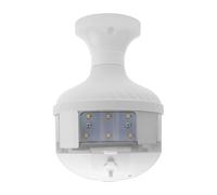 Tuminfar Caméra de Sécurité Pro avec Ampoule WiFi E27 4MP sans Fil, Vision Nocturne en Couleur, Audio Bidirectionnel, Suivi Automatique, Caméra Fisheye WiFi.