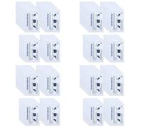 Tuminfar Cartes de Nettoyage de Lecteur de Carte CR80, Nettoyeur de Lecteur de Carte Double Face 200 PièCes, Cartes de Nettoyage de Terminal à Balayage POS