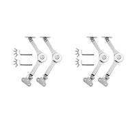 Tuminfar Charnière Robuste Support de Couvercle Charnière Charnière à Fermeture Support de Charnière de Poitrine pour Armoire de Cuisine Armoire 4 Pièces