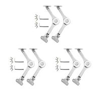 Tuminfar Charnière Robuste Support de Couvercle Charnière Charnière à Fermeture Support de Charnière de Poitrine pour Armoire de Cuisine Armoire 6 Pièces