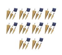 Tuminfar de Forets étagés HSS de 30, 4-12mm 4-20mm 4-32mm Cône Titane Bois Métal Trou Coupe Hexagonale Outil de Changement